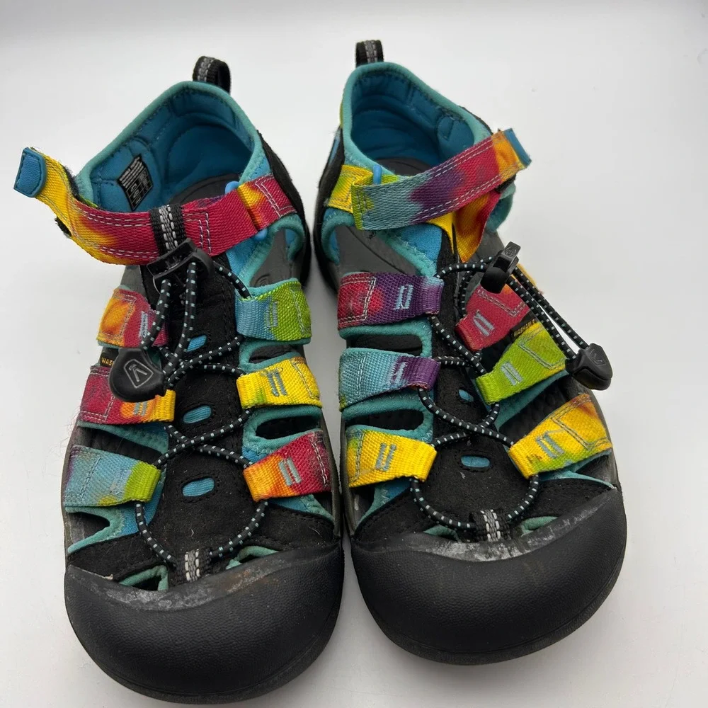 Keen Newport H2 Kids Tie Dye Sport Sandals Multi Color Water Shoes Size 5 US